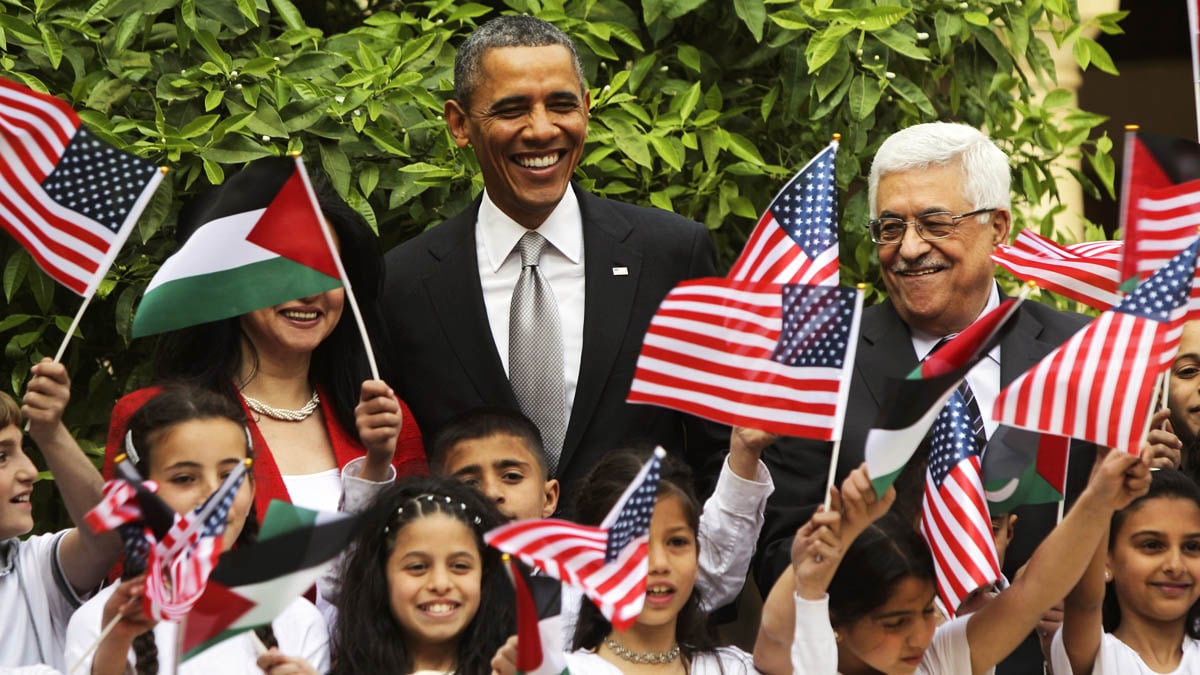 Barack Obama y Mahmud Abbas, el presidente de la Autoridad Nacional Palestina (Foto: Getty)