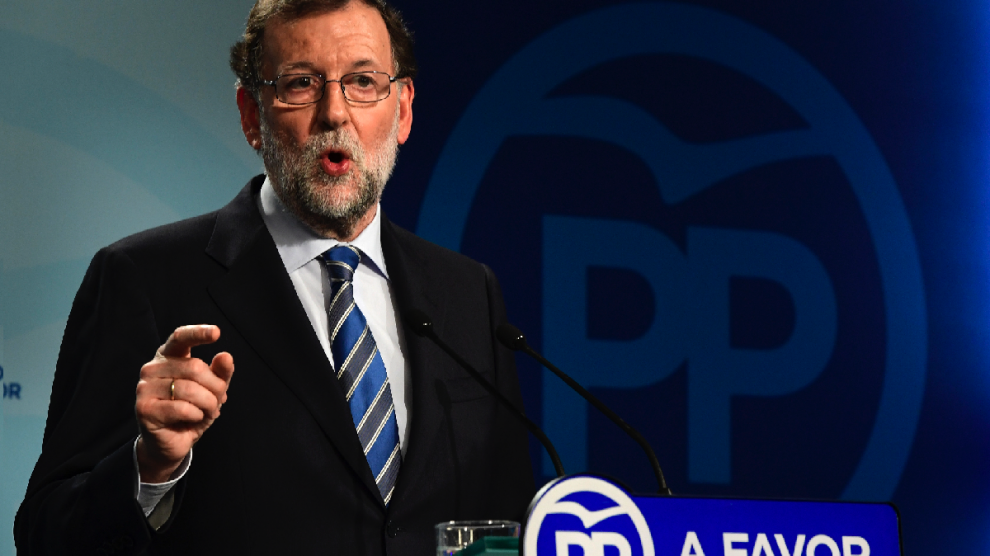 El líder del PP, Mariano Rajoy.