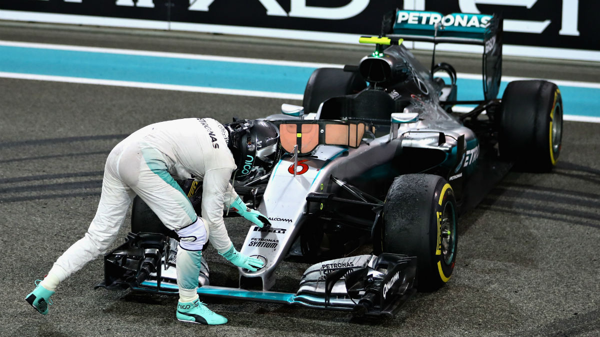 Nico Rosberg asegura que el nuevo monoplaza de Mercedes es impresionante. (Getty)