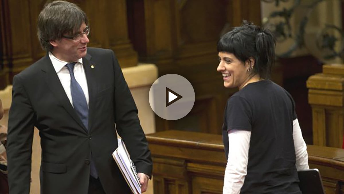 La CUP da un ‘sí’ a los Presupuestos de Puigdemont condicionado a que haya referéndum