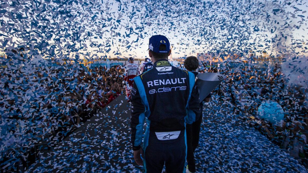 Sebastien Buemi, piloto de Fórmula E suizo en el Circuito de Marruecos (Foto: Getty)