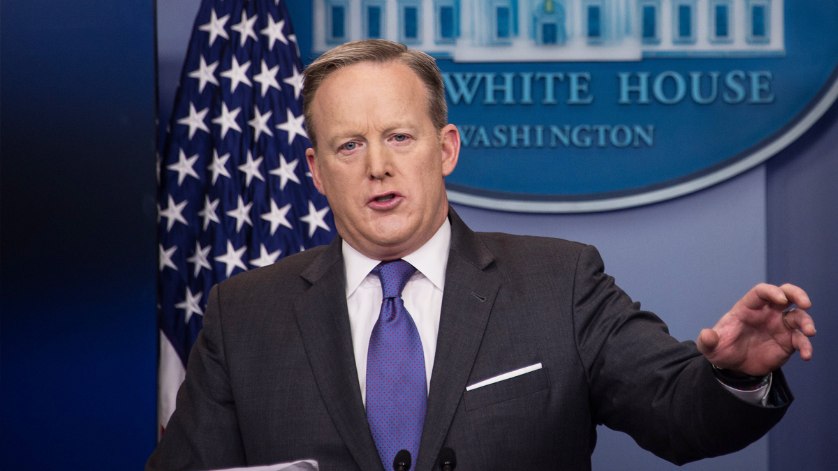 Sean Spicer, portavoz de la Casa Blanca. (Foto: AFP)