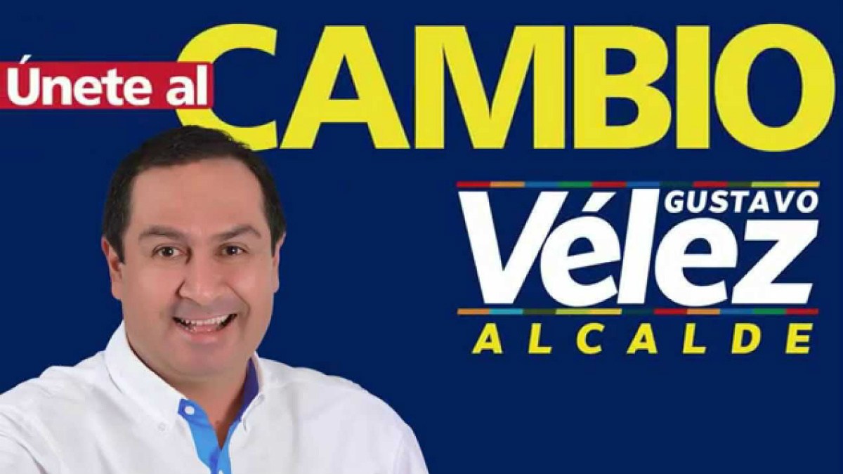 El alcalde colombiano del «marihuanódromo», Gustavo Vélez.
