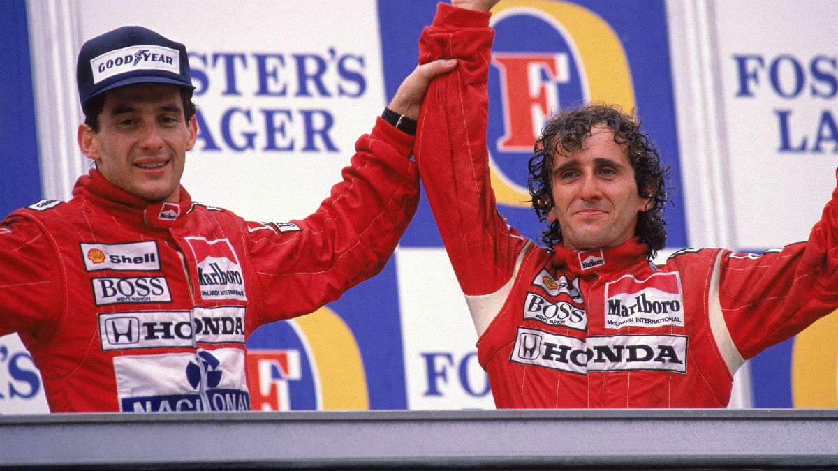 Alain Prost considera que como él no hay ningún piloto actual, considerando que Verstappen sí es como Senna. (Getty)