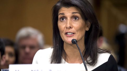 La embajadora de EEUU ante la ONU Nikki Haley (Foto: AFP).