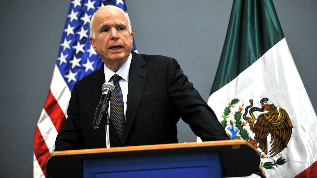 John McCain en una imagen del pasado mes de diciembre (Foto: AFP).