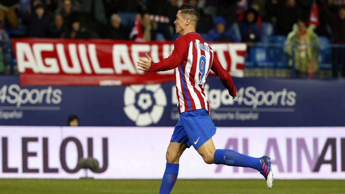 Fernando Torres celebra su segundo tanto ante el Leganés