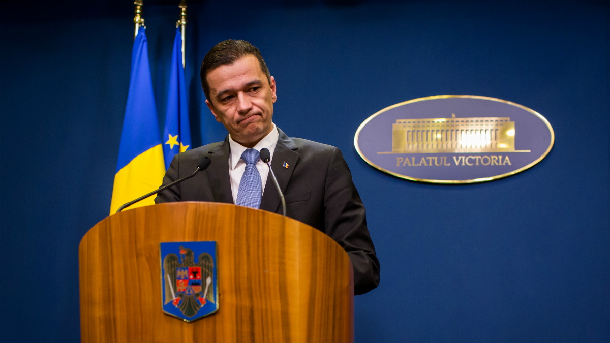 Sorin Grindeanu, primer ministro de Rumania. (AFP)