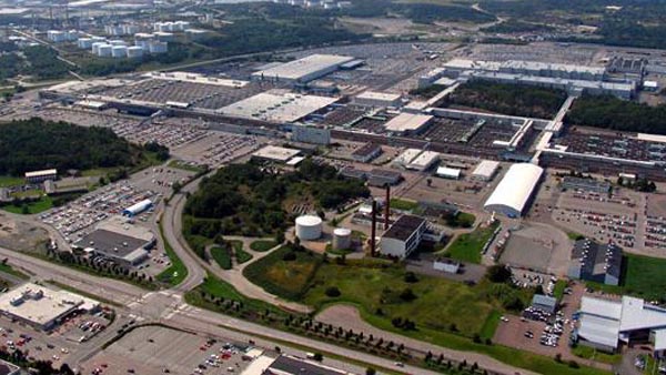 Vista general de la fábrica de Volvo en la ciudad sueca de Goteborg.