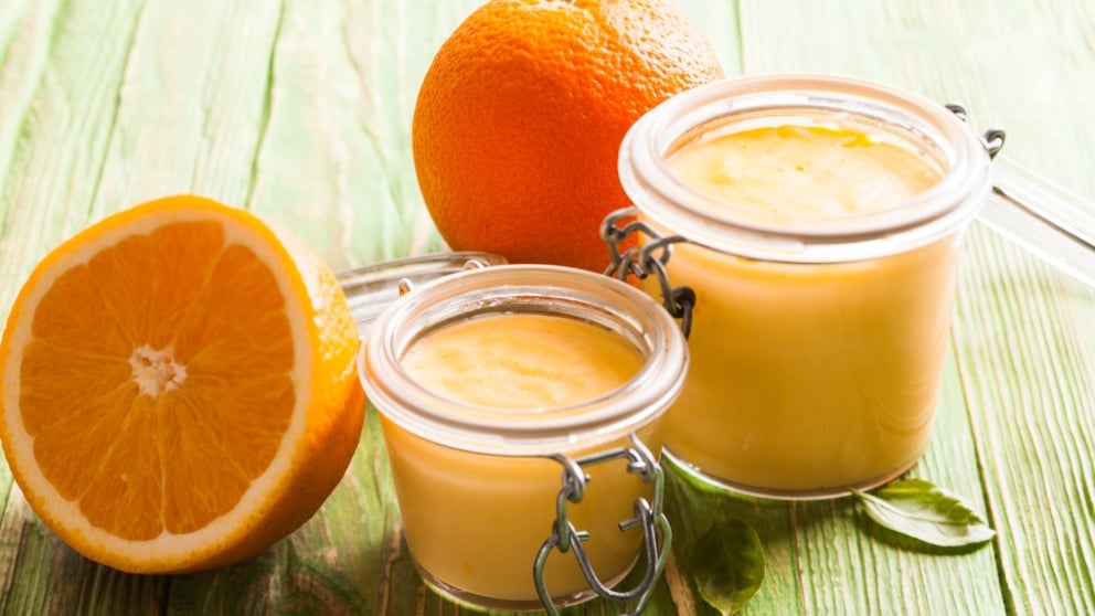 Natillas de naranja