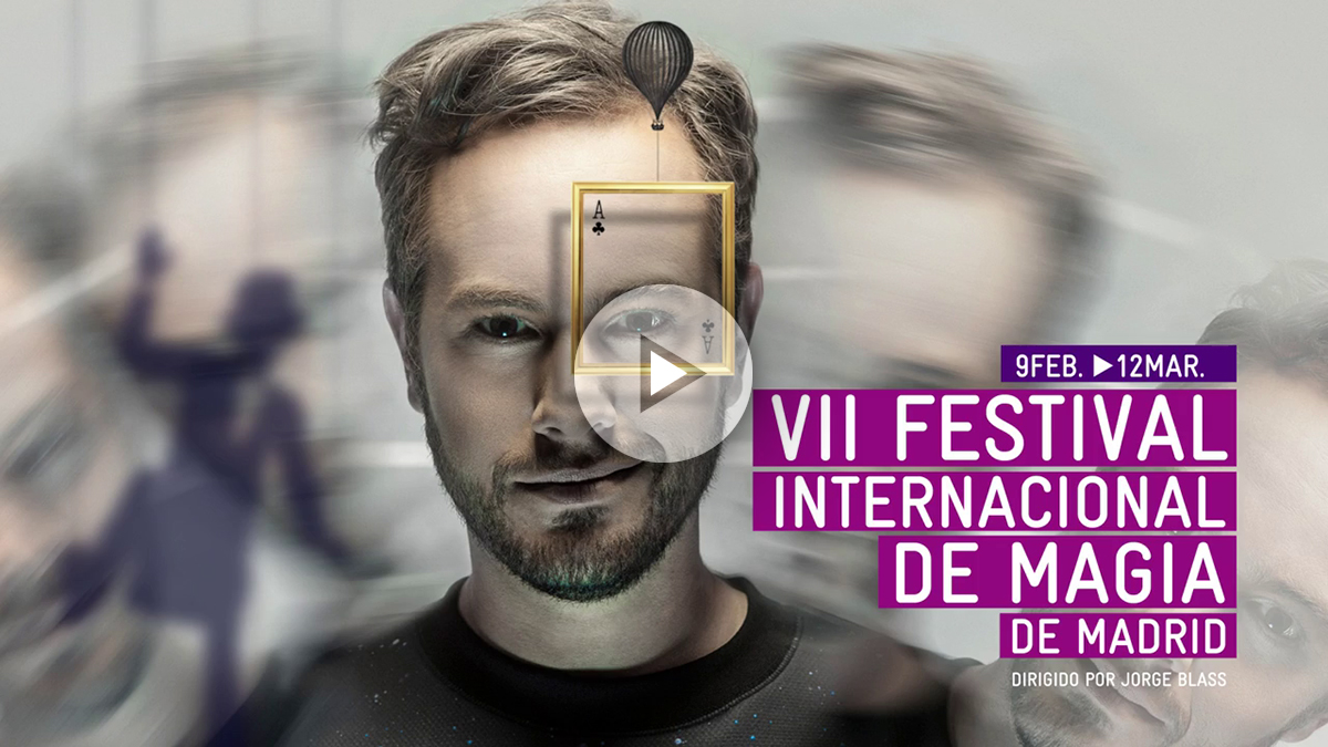 El mago español Jorge Blass dirige el Festival de Magia de Madrid.
