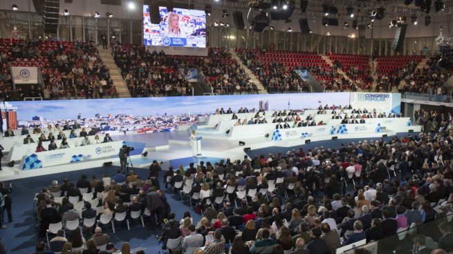 Cristina Cifuentes interviene ante el 18 Congreso Nacional del PP (Foto: Alberto Cuéllar/PPMadrid)