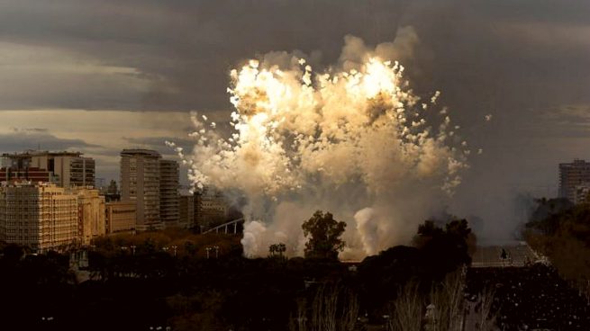 allas 2017 fuegos artificiales desde el Miguelete el 15 de marzo