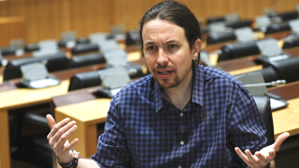 El secretario general de Podemos, Pablo Iglesias (Foto: Efe)