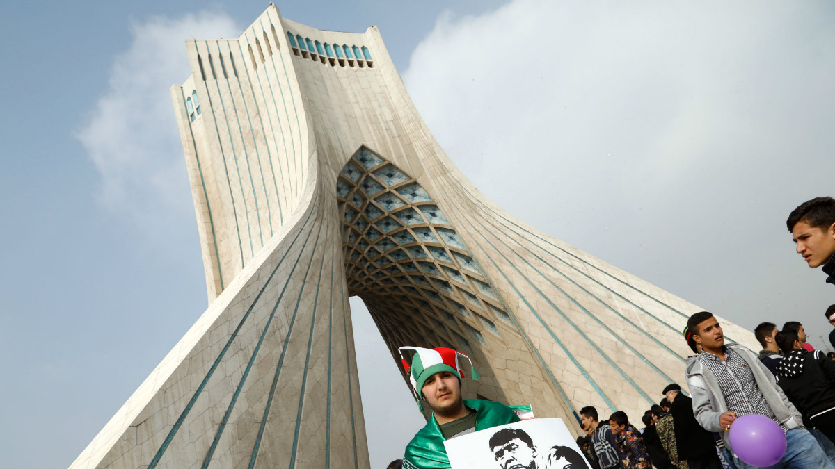 La Torre Azadi, en Teherán, capital de Irán. (AFP)