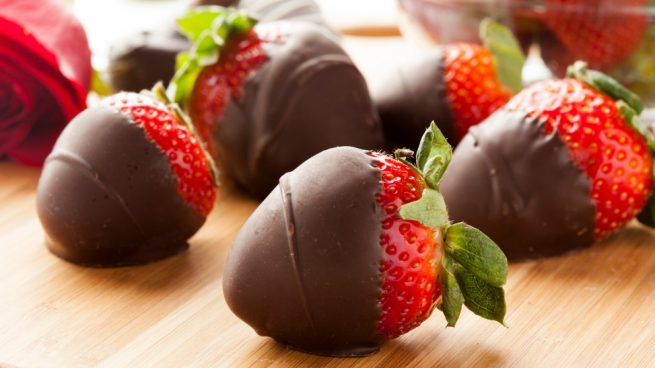 Image result for fresas con chocolate