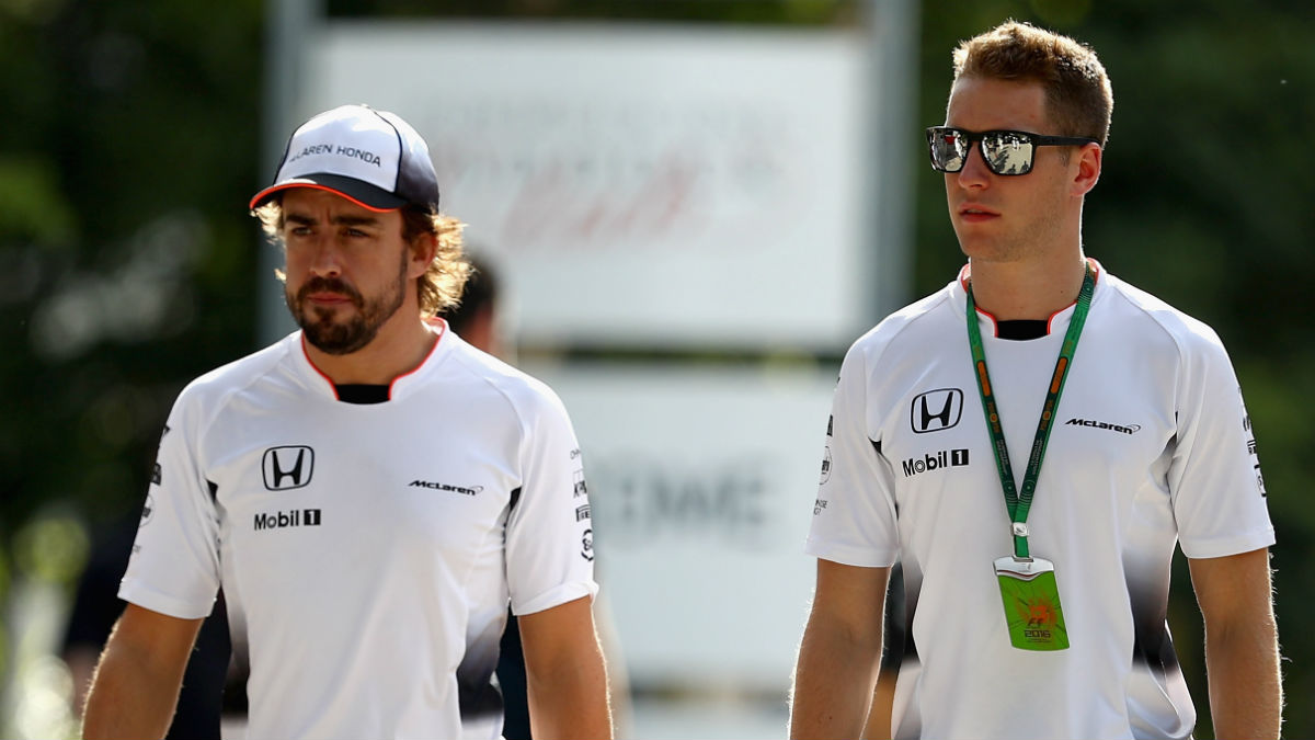 Zak Brown asegura que está deseando ver competir a Fernando Alonso y Stoffel Vandoorne. (Getty)
