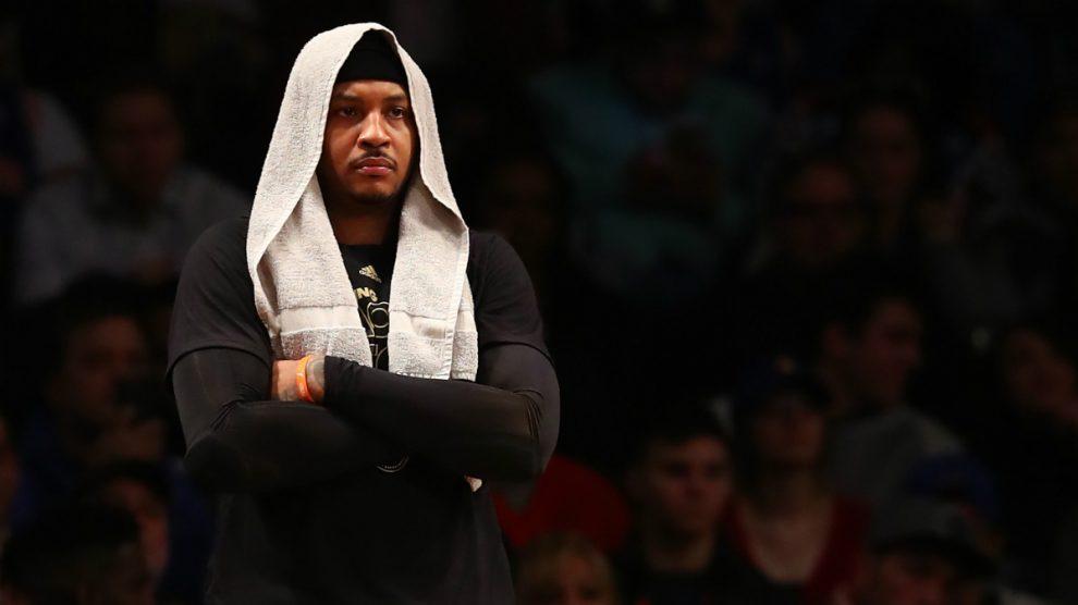 Carmelo Anthony ha sido el referente de los Knicks en los últimos años. (AFP)