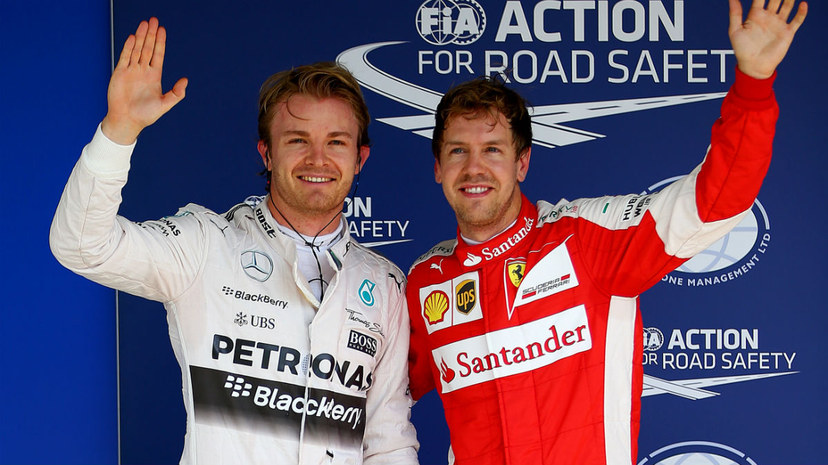 Nico Rosberg asegura que Mercedes piensa en Sebastian Vettel para la temporada 2018. (Getty)