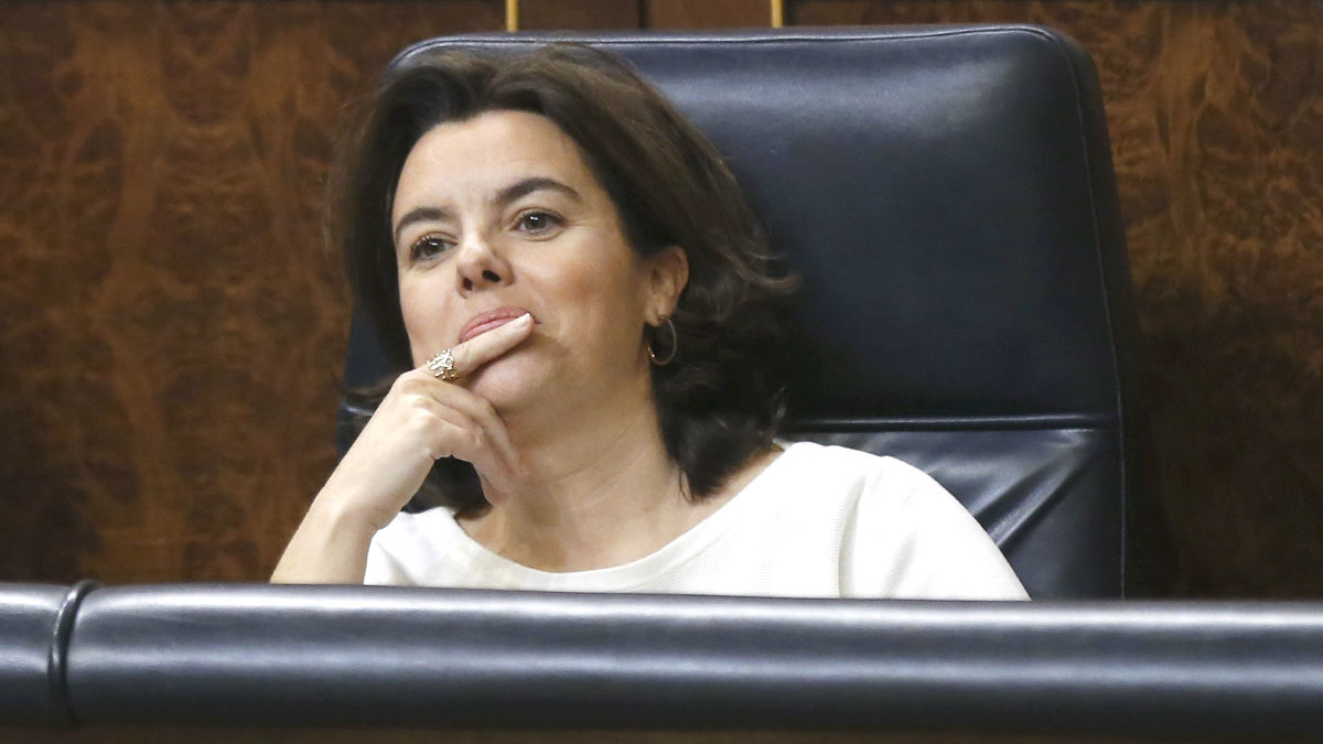 La vicepresidenta del Gobierno, Soraya Sáenz de Santamaría (Foto: Efe)