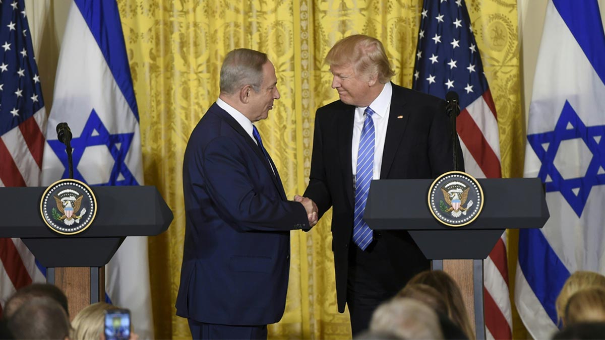 Benjamin Netanyahu y Donald Trump (Foto: AFP)