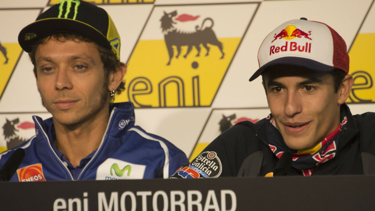 Marc Márquez asegura que admira a Valentino Rossi por lo que el italiano es capaz de hacer a su edad. (Getty)