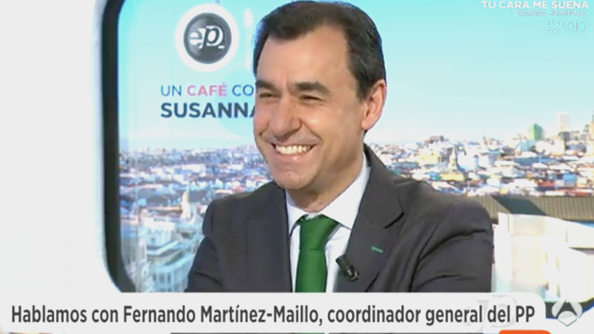 El coordinador general del PP, Fernando Martínez-Maillo (Foto: Antena 3)