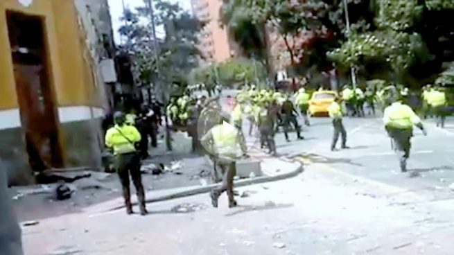 Un muerto y 30 heridos tras una explosión en el centro de Bogotá
