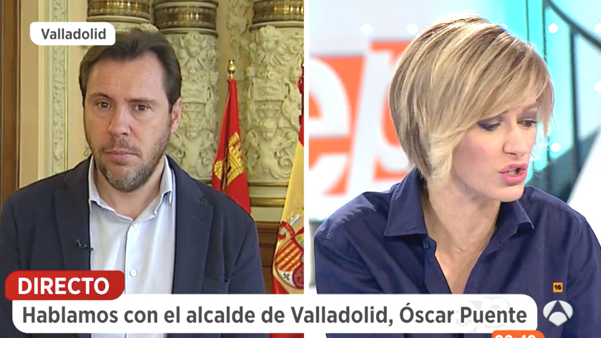 El alcalde de Valladolid, Óscar Puente, en ‘Espejo Público’ (Foto: Antena 3)