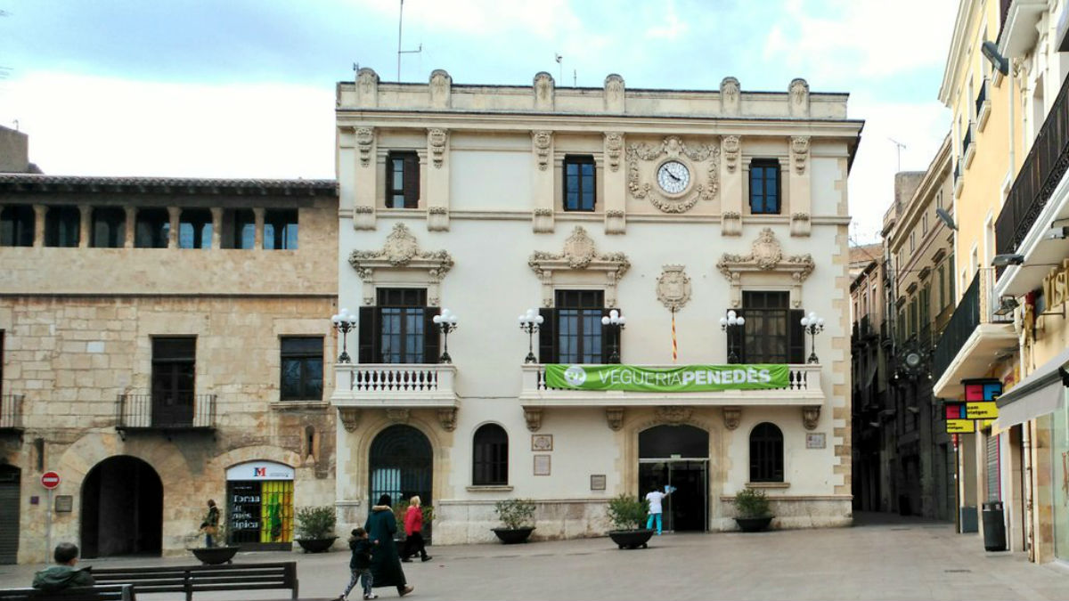 El Ayuntamiento de Villafranca del Penedés (Foto: Twitter)