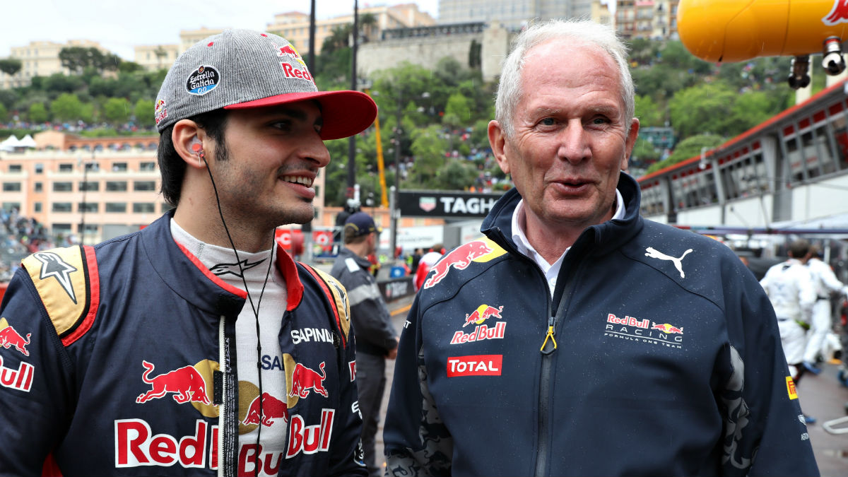 Helmut Marko ha vuelto a mostrar la confianza absoluta que Red Bull tiene en Carlos Sainz. (Getty)