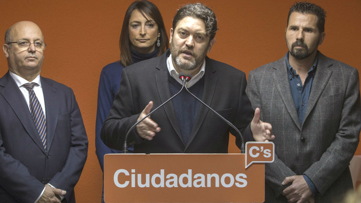 Miguel Sánchez, portavoz de C’s en el Parlamento de Murcia. (Foto: EFE)
