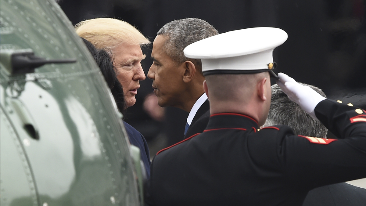 Donald Trump y Barack Obama. (Foto: AFP)