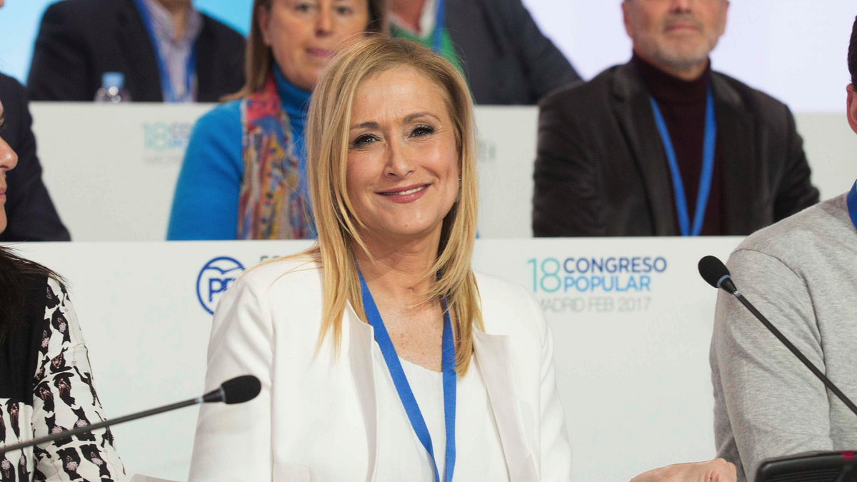 Cristina Cifuentes en el Congreso Nacional del PP. (Foto: Alberto Cuéllar)