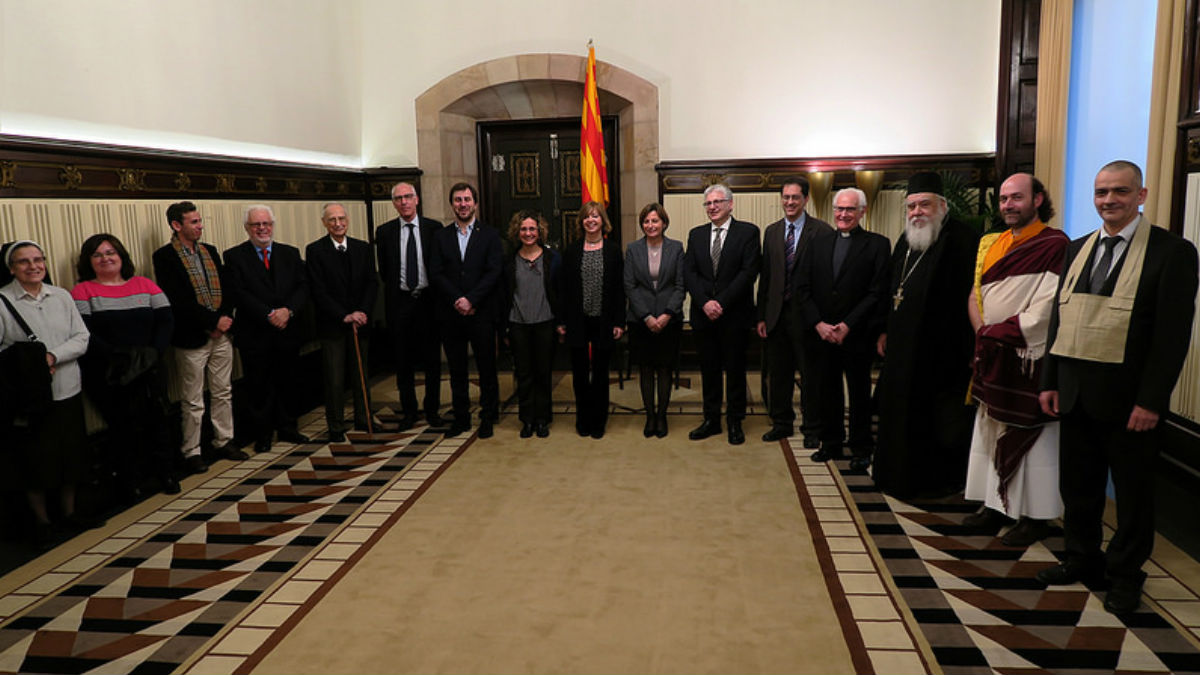 La presidenta del parlamento catalán, Carme Forcadell. (Foto: OKD)