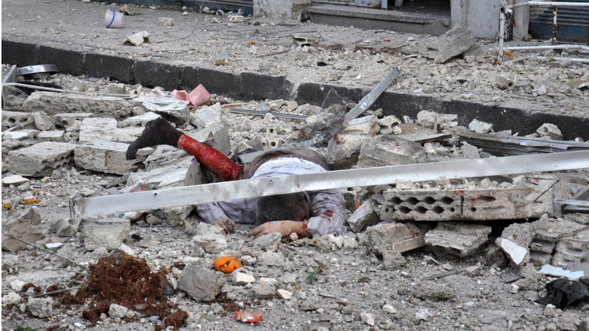 La ciudad de Homs, escenario de numerosos ataques en la Guerra de siria. (AFP)