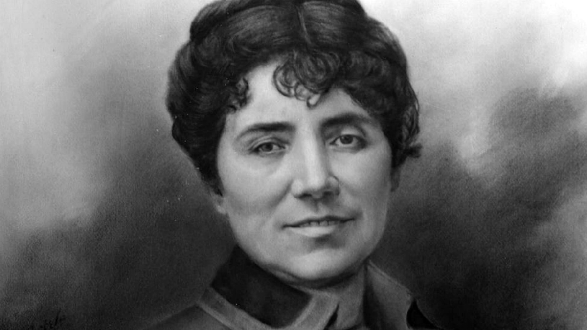 La escritora gallega Rosalía de Castro.