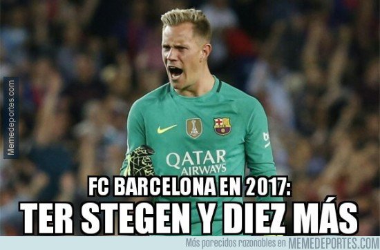 El gol de Godín, los rechaces del Barça y Ter Stegen protagonizan los mejores memes