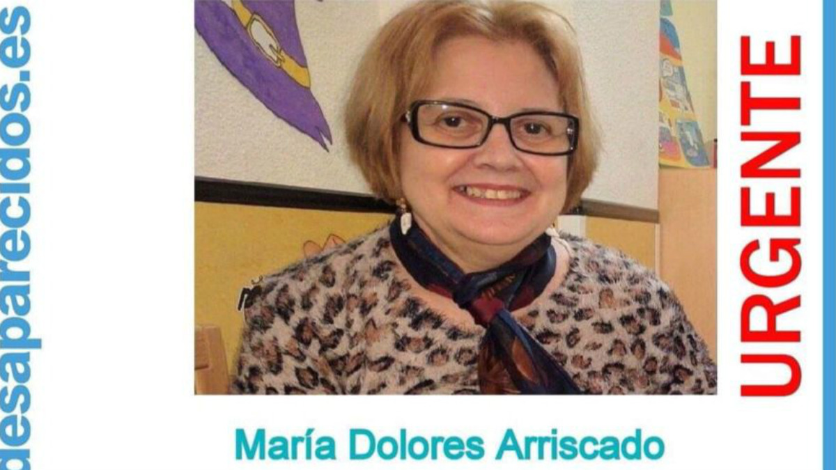 La vecina de Móstoles María dolores Arriscado, desaparecida el 6 de febrero, ha sido hallada muerta.