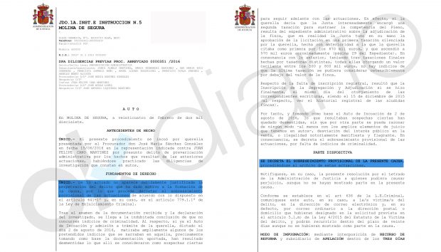 Sentencia del Juzgado de Instrucción nº 5 de Molina de Segura (Murcia).