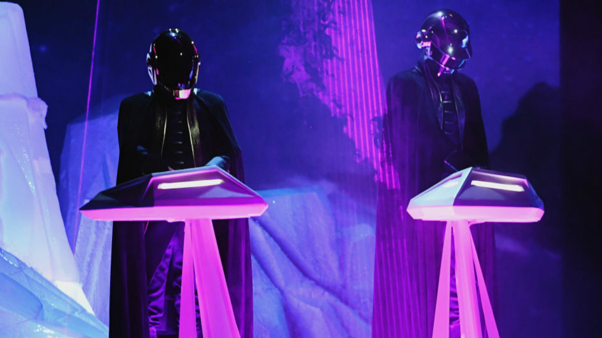 DAft Punk en los 59 Grammys.