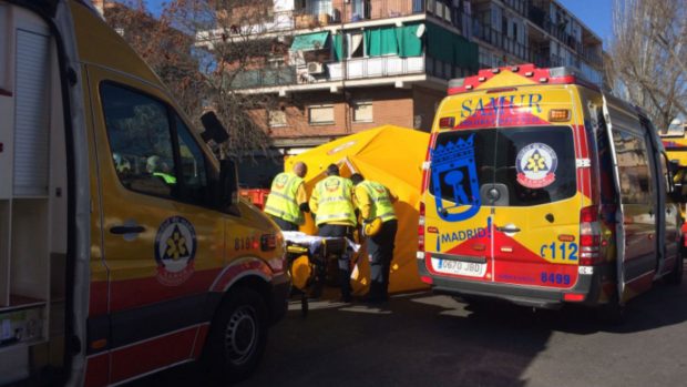 Explosión de gas en el barrio madrileño de Vicálvaro