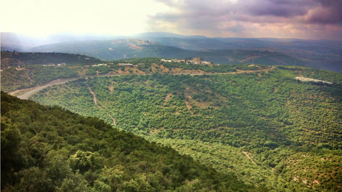 Territorio libanés visto desde la frontera con Israel. (ADP)