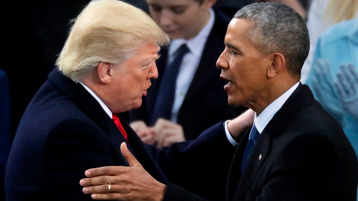 Donald Trump y Barack Obama. (Foto: AFP)