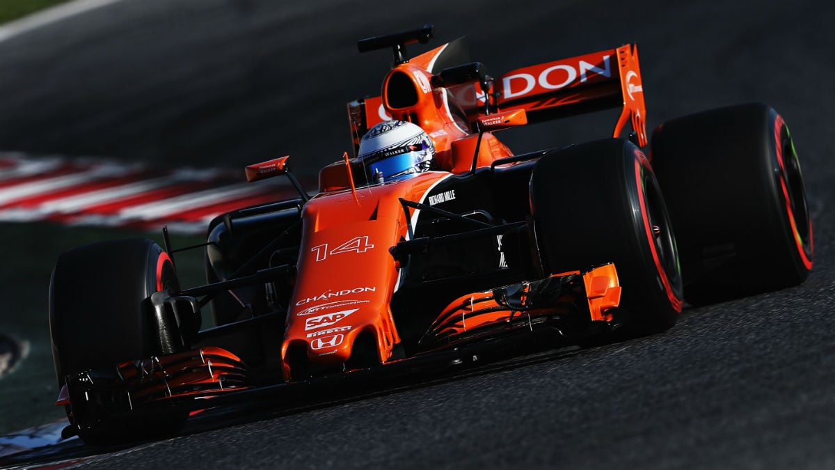 Según Eric Boullier, el chasis MCL32 de McLaren es bastante bueno, con lo que el equipo podría aspirar a cosas importantes si Honda arregla sus problemas. (Getty)