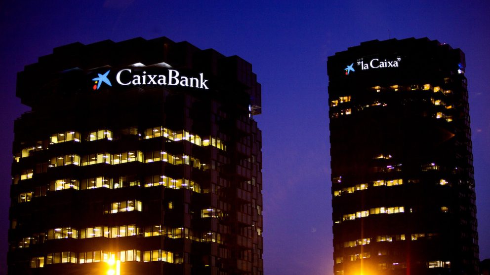 Sede de CaixaBank en Barcelona.