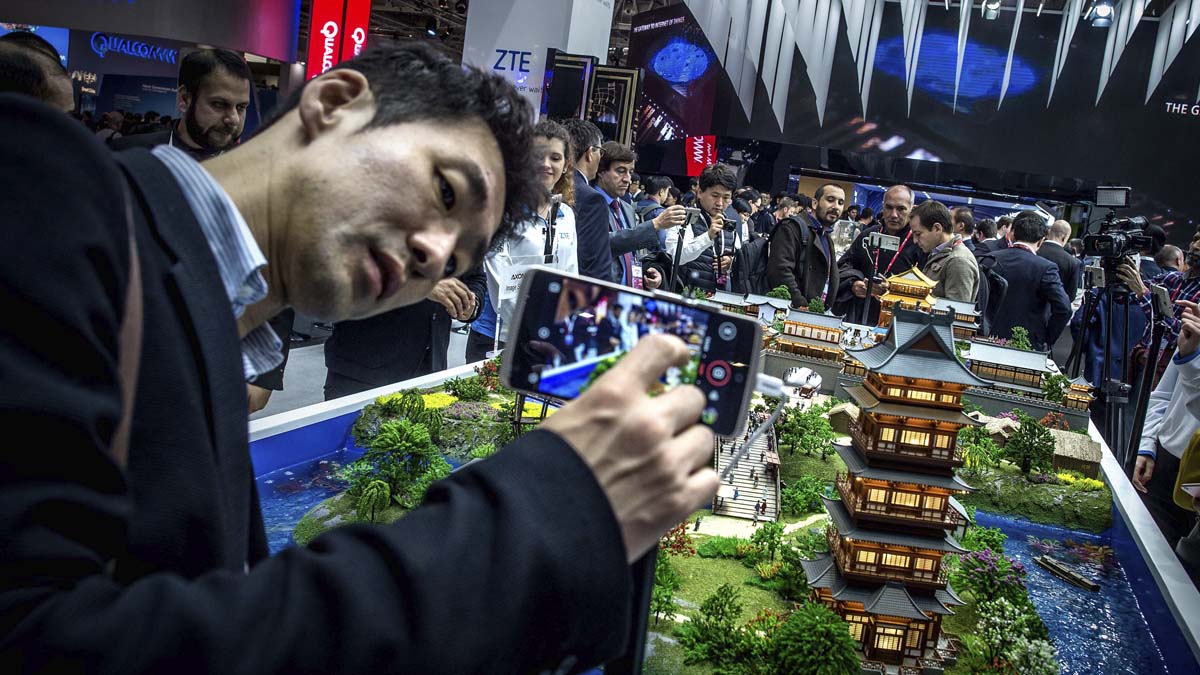 Stand de ZTE en el pasado Mobile World Congress (Foto: Getty)