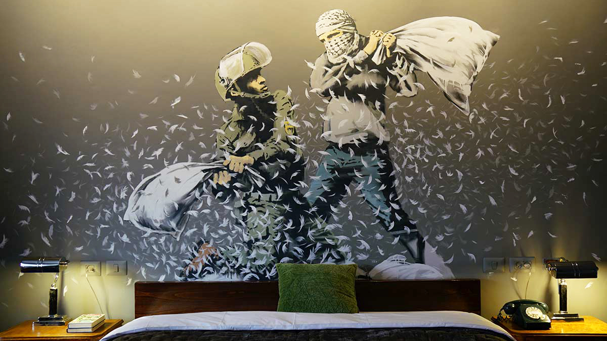 Walled Off Hotel. (Foto: www.banksy.co.uk)