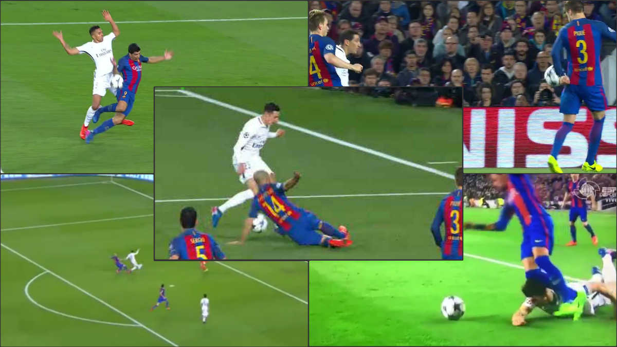 El árbitro ayudó claramente al Barcelona.
