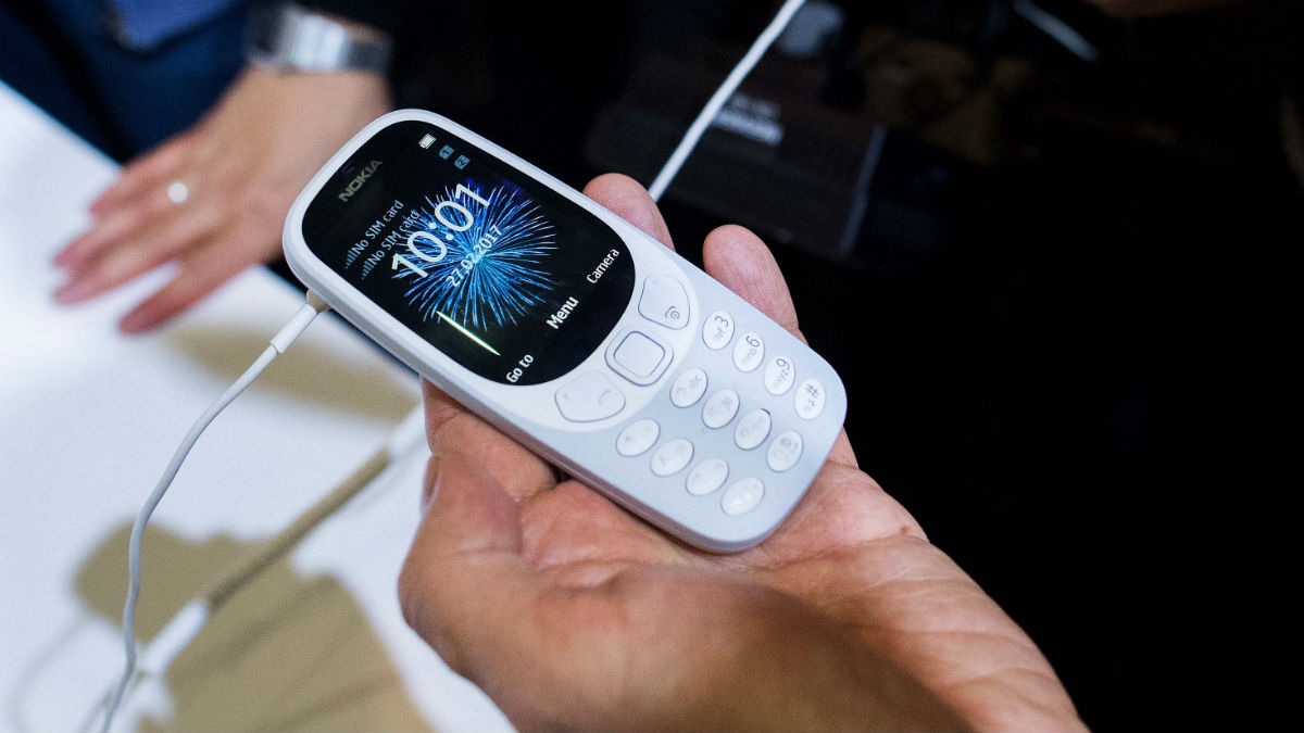 Nokia 3310 inspirado en el mítico modelo de teléfono (Foto: GETTY).